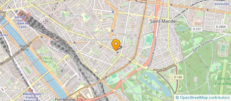 localisation de l'entreprise LM BARODA à PARIS