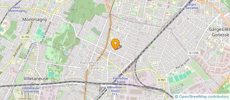 localisation de l'entreprise LM BAT à PIERREFITTE-SUR-SEINE