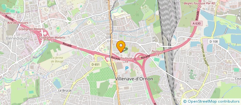 localisation de l'entreprise LM BATIMENT à VILLENAVE-D'ORNON