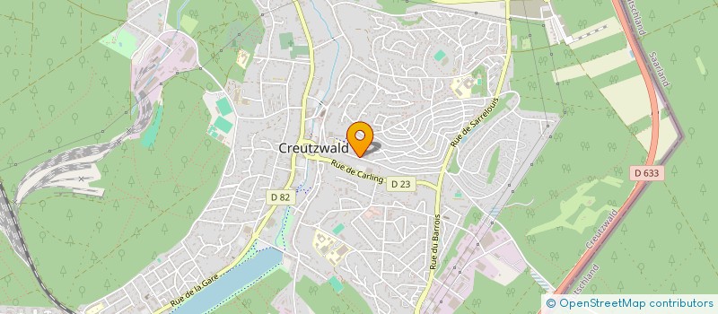 localisation de l'entreprise LM BATIMENT  CREUTZWALD