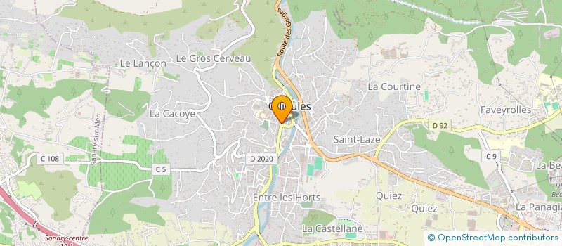 localisation de l'entreprise LM BATIR à OLLIOULES