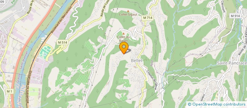 localisation de l'entreprise LM BLEU SUD HABITAT  NICE