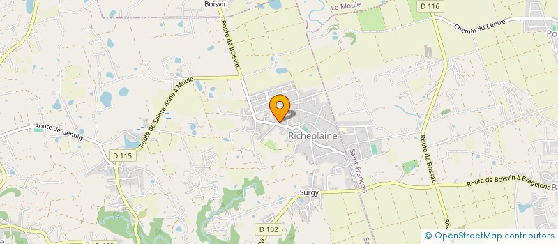 localisation de l'entreprise LM BOIS  SAINTE-ANNE