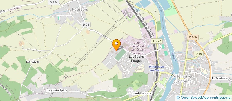 localisation de l'entreprise LM BOIS  VILLENEUVE-SUR-YONNE