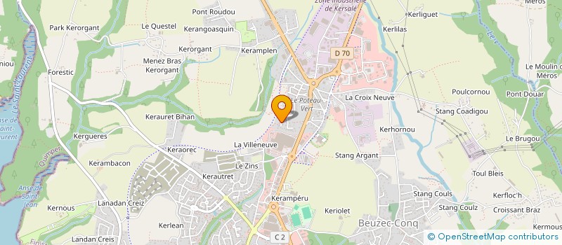 localisation de l'entreprise LM BREIZH  CONCARNEAU