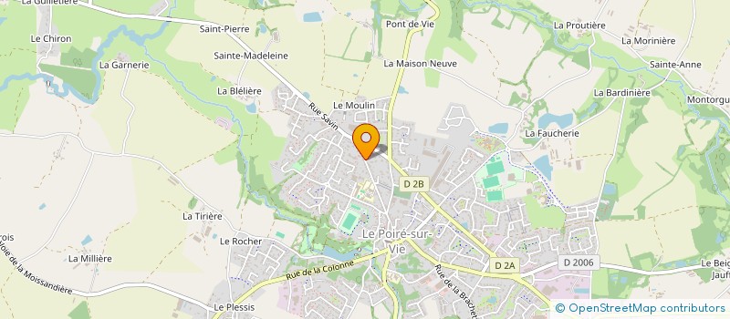 localisation de l'entreprise LM BTP 85  LE POIRE-SUR-VIE