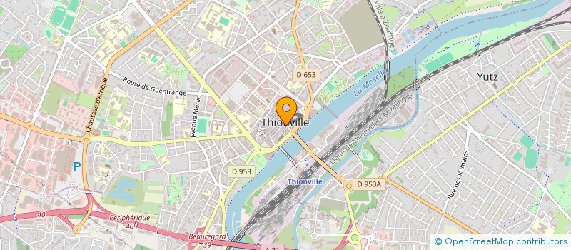 localisation de l'entreprise LM CAFE  THIONVILLE