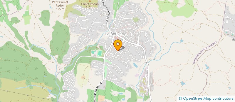 localisation de l'entreprise LM CAPITAL  ROQUEBRUNE-SUR-ARGENS