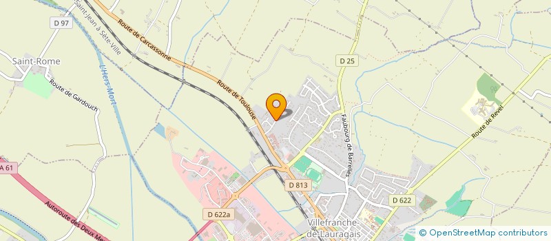 localisation de l'entreprise LM CAPUCINS  VILLEFRANCHE-DE-LAURAGAIS