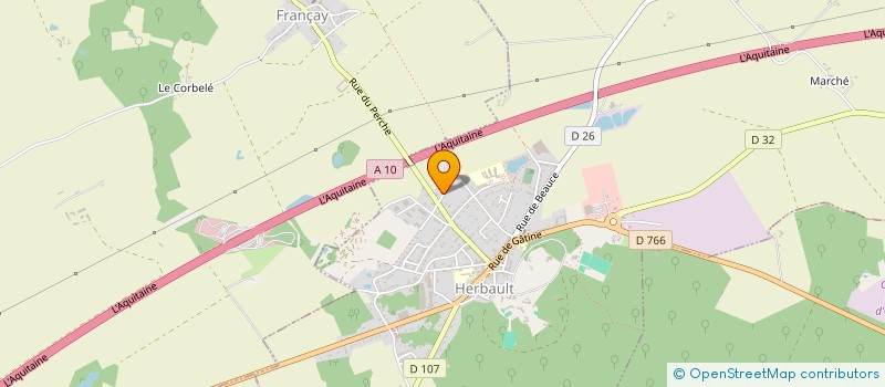 localisation de l'entreprise LM CARRELAGE  HERBAULT