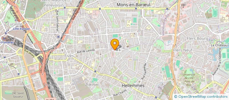 localisation de l'entreprise LM CARS  LILLE