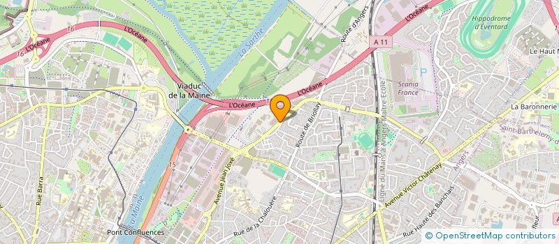 localisation de l'entreprise LM CASH à ANGERS