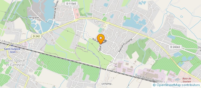 localisation de l'entreprise LM CERAMIC  IZON