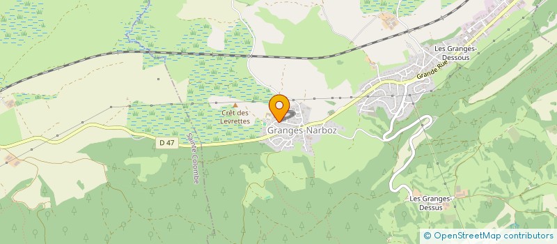 localisation de l'entreprise LM CGRH  GRANGES-NARBOZ