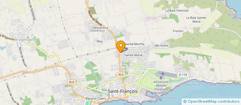 localisation de l'entreprise LM CHARTER à SAINT-FRANCOIS