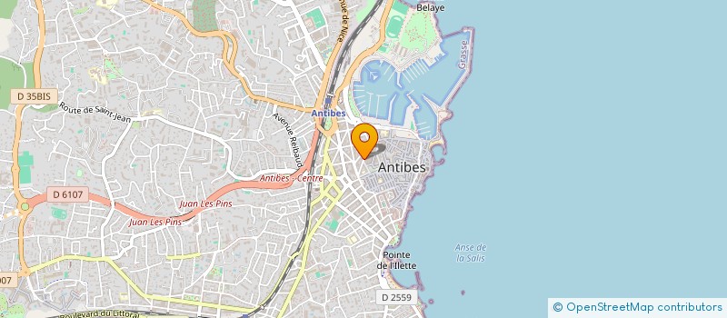 localisation de l'entreprise LM CLIM à ANTIBES