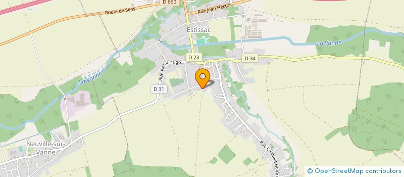 localisation de l'entreprise LM CLIM & SERVICES  ESTISSAC