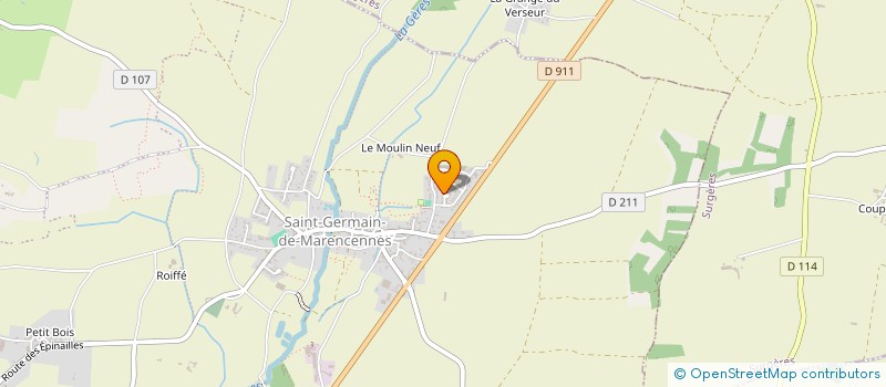 localisation de l'entreprise LM & CO  SAINT-PIERRE-LA-NOUE