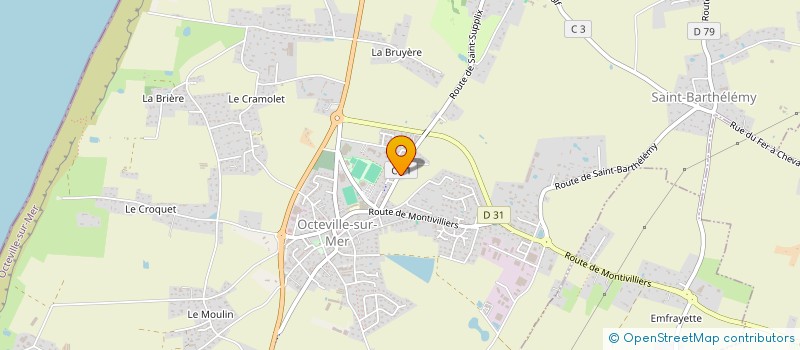 localisation de l'entreprise LM&CO EVENEMENT à OCTEVILLE-SUR-MER