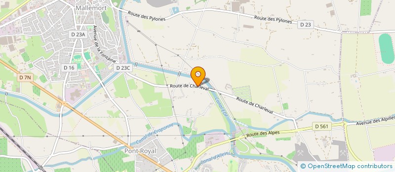 localisation de l'entreprise LM COIFFURE  SENAS