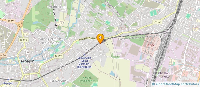 localisation de l'entreprise LM.COM à SAINT-GERMAIN-LES-ARPAJON
