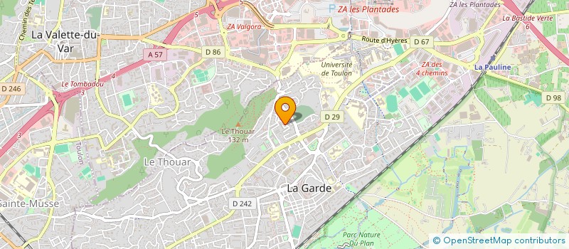 localisation de l'entreprise LM COMPETENCES à LA GARDE