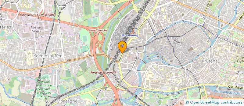 localisation de l'entreprise LM CONCEPT à STRASBOURG