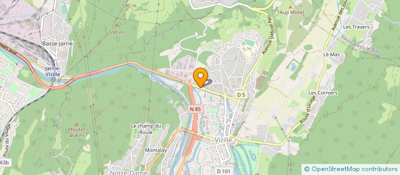 localisation de l'entreprise LM CONCEPT à VIZILLE