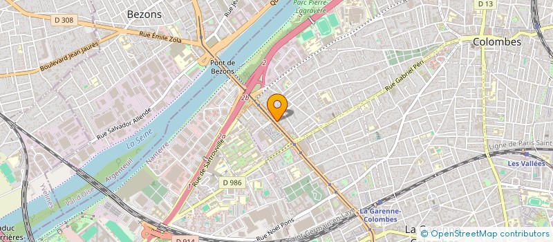 localisation de l'entreprise LM CONSEIL  COLOMBES