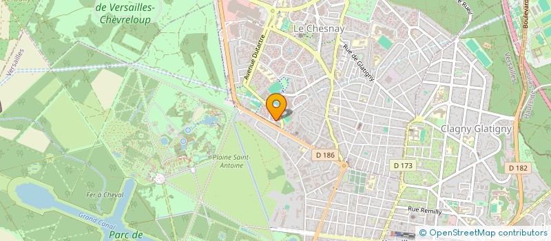 localisation de l'entreprise LM CONSEILS  LE CHESNAY-ROCQUENCOURT