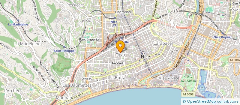 localisation de l'entreprise LM CONSEILS  NICE