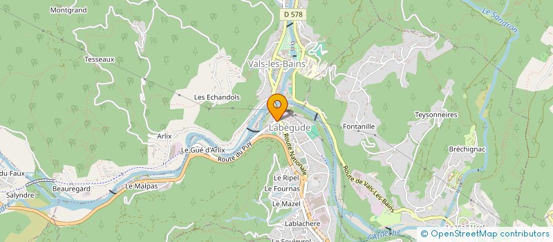 localisation de l'entreprise LM CONSERVATION - RESTAURATION DU PATRIMOINE  LABEGUDE