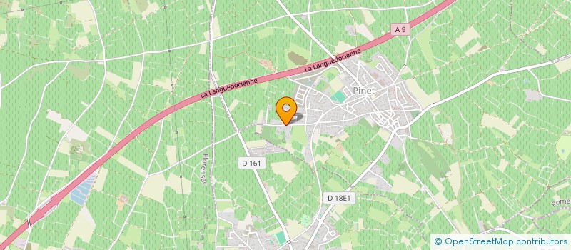 localisation de l'entreprise LM CONSTRUCTION  PINET