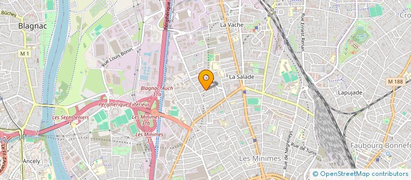 localisation de l'entreprise LM CONSULTING à TOULOUSE