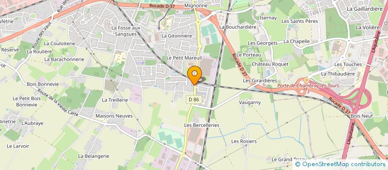 localisation de l'entreprise LM CONSULTING  TOURS