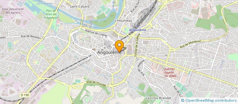 localisation de l'entreprise LM CONSULTING à ANGOULEME