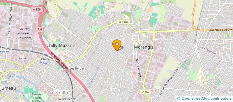 localisation de l'entreprise LM CONSULTING à MORANGIS