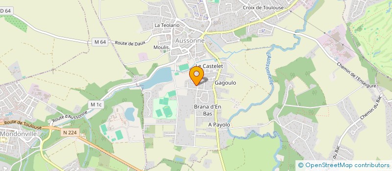 localisation de l'entreprise LM CONSULTING à AUSSONNE