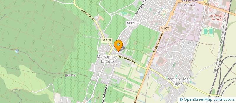 localisation de l'entreprise LM CONSULTING à MARSANNAY-LA-COTE