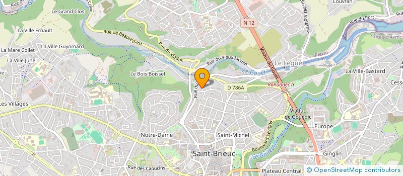 localisation de l'entreprise LM & COOK à SAINT-BRIEUC