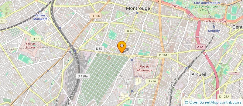 localisation de l'entreprise LM CORPORATE  MONTROUGE