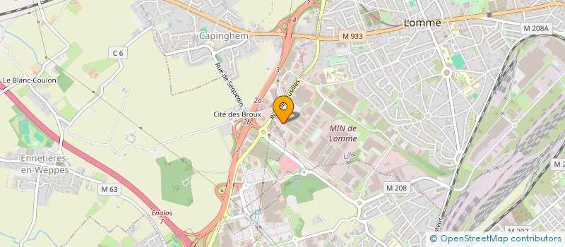 localisation de l'entreprise LM CREATION à LILLE
