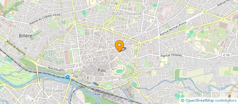 localisation de l'entreprise LM CUISINES à PAU