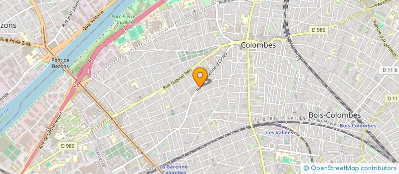 localisation de l'entreprise LM DECO à COLOMBES