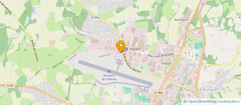 localisation de l'entreprise LM DESENFUMAGE à LANNION
