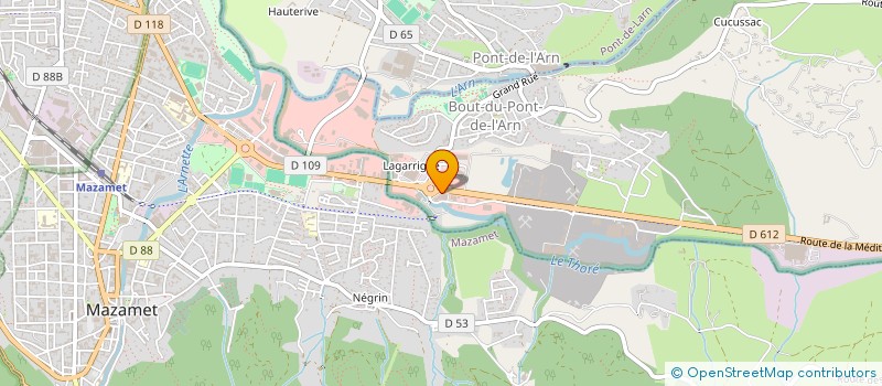 localisation de l'entreprise LM DESTOK à BOUT-DU-PONT-DE-LARN