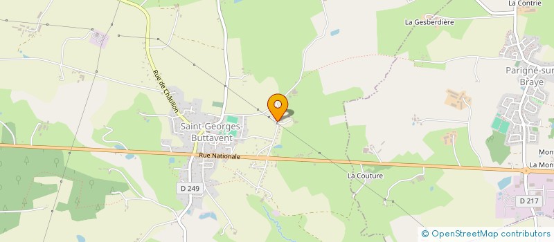localisation de l'entreprise LM DEV  SAINT-GEORGES-BUTTAVENT