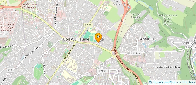 localisation de l'entreprise LM DEVELOPPEMENT à BOIS-GUILLAUME