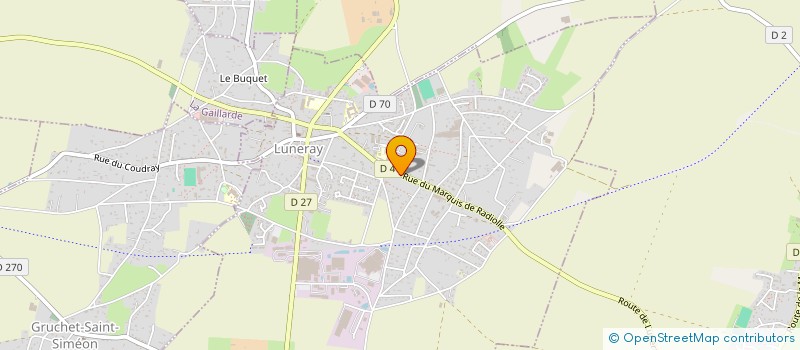 localisation de l'entreprise LM DEZEURE  LUNERAY