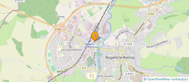 localisation de l'entreprise LM DIFFUSION à NOGENT-LE-ROTROU